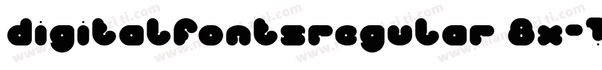 digitalfontsregular 8x字体转换